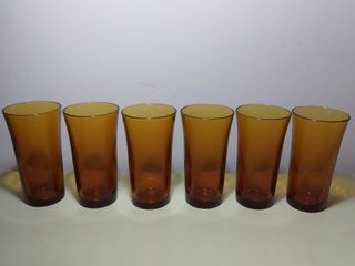 Vasos Duralex ámbar - Set de 6