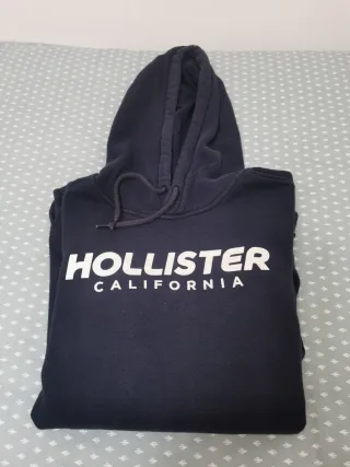 Sudadera Hollister Azul Hombre