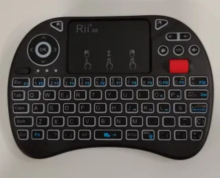Teclado Mini Rii X8 Inalambrico RGB