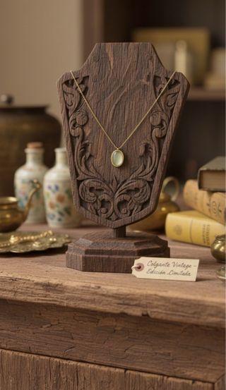 Gargantilla cuarzo verde chapado oro