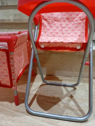 Conjunto Juguete Trona, Cochecito y Cuna