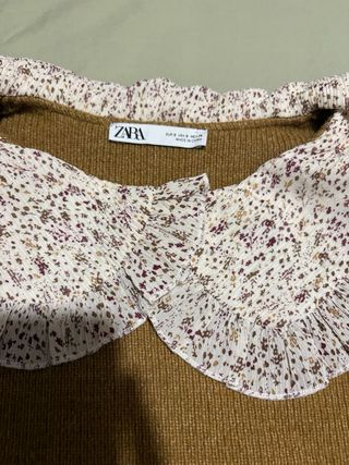 Jersey Zara cuello bebé floral