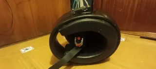 Casco Moto DMD Negro y Amarillo. Vintage retro