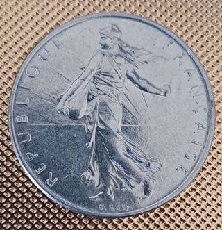 Moneta 10 Groschen 1949 Moneta 1 Franc 1999