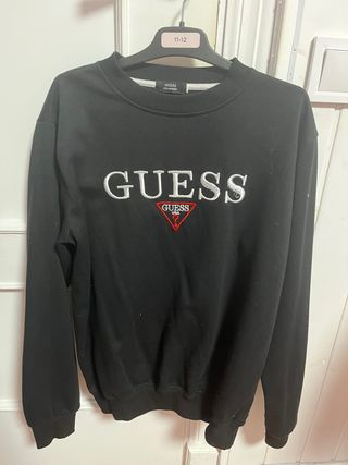 Sudadera Guess Negra Talla XS