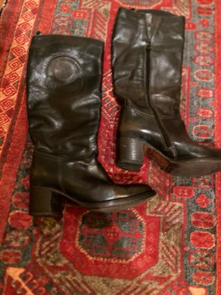 Botas de piel mujer talla 36.