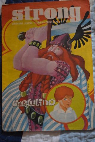 Lote de 3 revistas comics antiguos Strong