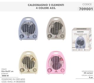 Termoventilatore DGBAVARIA ThermLux 2000W