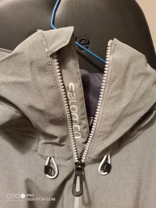 Chaqueta Salomon gris para nieve