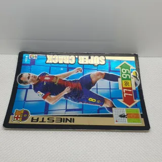 ⚽️ CROMO DE FUTBOL INIESTA SUPER CRACK ADRENALYN