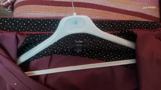 Camisa de vestir morada manga larga