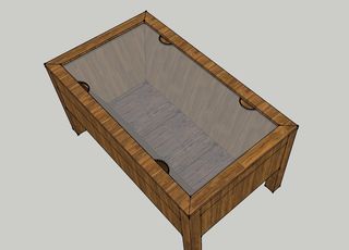 Mesa auxiliar / Pastera antigua