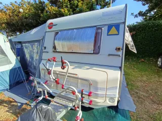 Portabicicletas para caravana