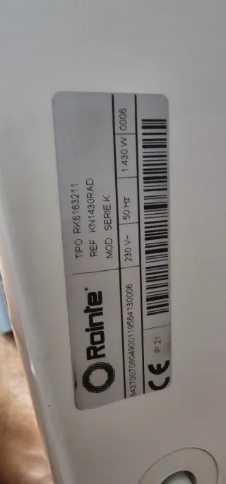 Radiador rointe serie k 13 elementos