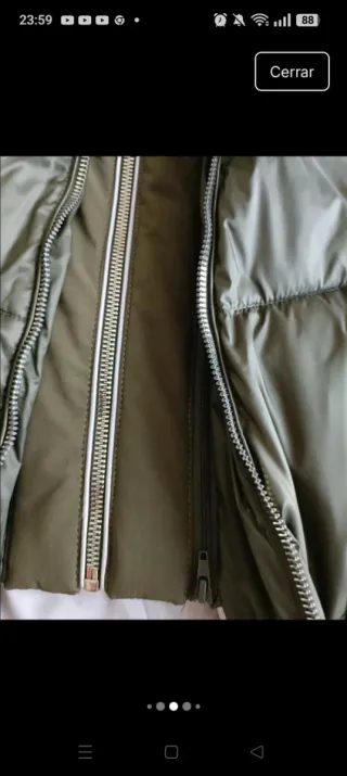 Plumífero Yes Zee Talla S Verde