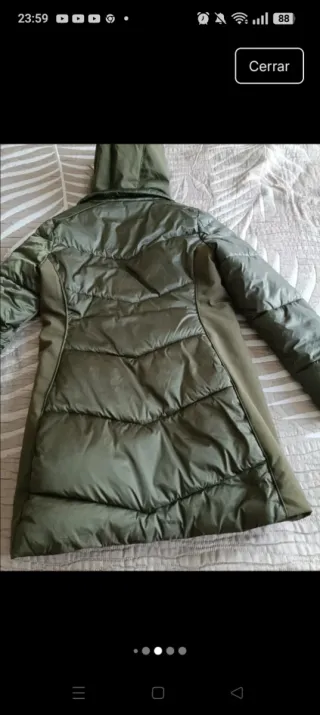 Plumífero Yes Zee Talla S Verde