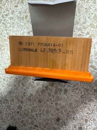 4 Bujías y filtro aire Originales BMW