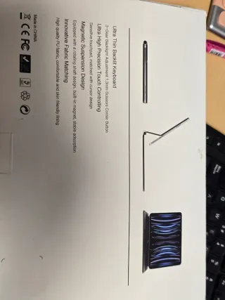 Teclado y Trackpad iPad Folio Negro