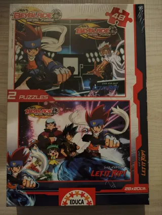 Puzzle Educa 2x48 Beyblade Metal Fusion