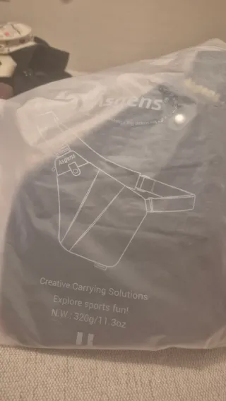 Bolso Cruzado Deportivo Asgens Gris