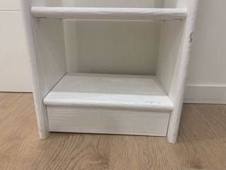 Estantería blanca dormitorio infantil