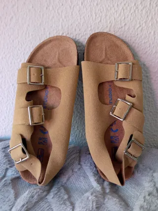 Sandalias Beige Camel Talla 40 Sin Estrenar