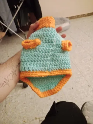 Traje tejido para perro o gato