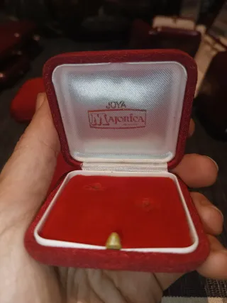 90 Estuches Joya Majorca Antiguo 6x6 cm Rojo