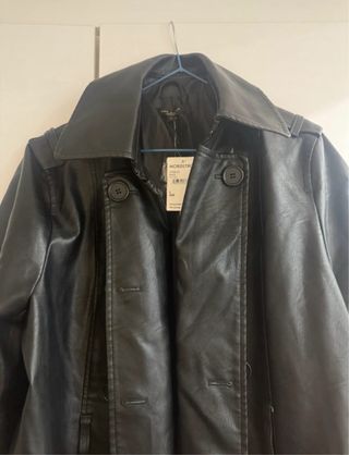 Gabardina larga negra