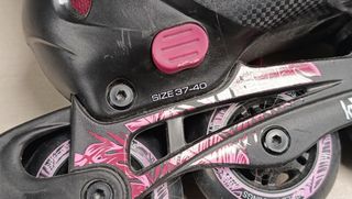 Patines en línea ajustables niña/mujer