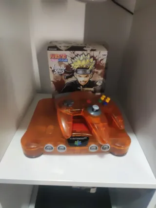 Nintendo 64 Naranja Transparente