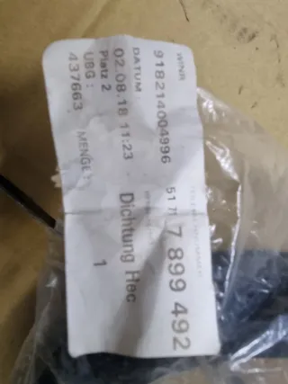 Junta Portão Traseiro BMW E46 51717899492