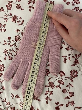 Guantes Burberry Lana Merino Rosa Nuevos