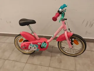 Bicicleta infantil rosa Btwin