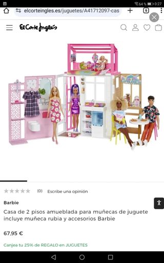 Casa Amueblada BARBIE (NUEVO)