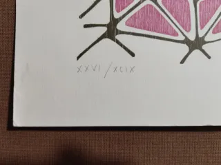 Moisés Villèlia - Xilografía firmada y numerada