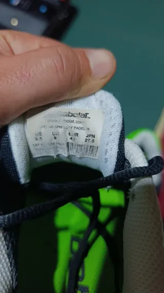 Zapatillas de pádel Babolat, talla 43