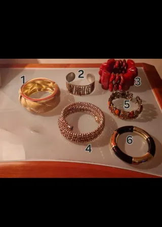 Lotto 6 bracciali donna