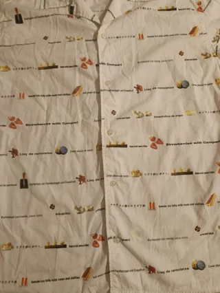 Camisa Armand Basi blanca estampada