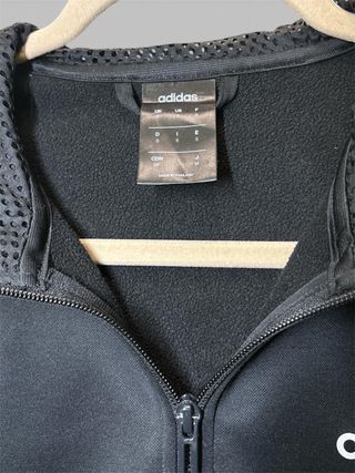 Chaqueta Adidas Gear Up Fullzip Fleece Negra