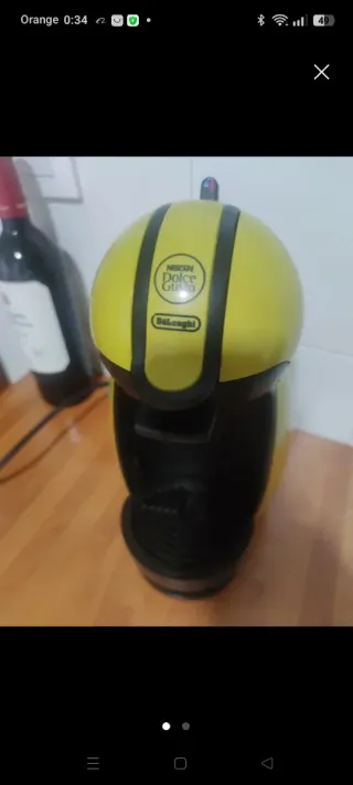 Cafetera Dolce Gusto Delonghi verde. No hago envio