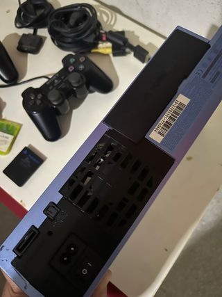 Consola PS2 Edición Aqua Blue