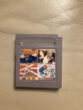 Cartucho Game Boy con Battle City / Dr. Mario