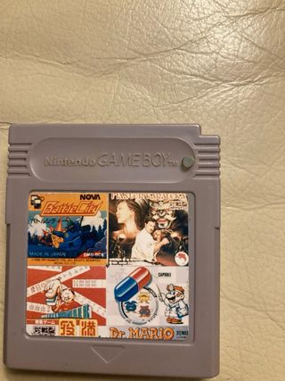 Cartucho Game Boy con Battle City / Dr. Mario
