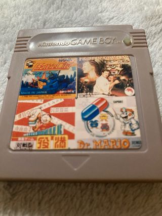 Cartucho Game Boy con Battle City / Dr. Mario