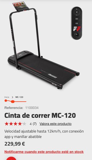 cinta de correr nueva