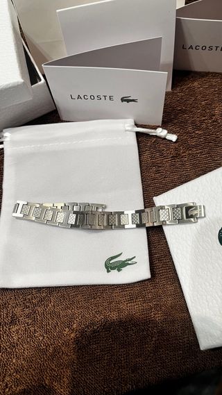 Pulsera Lacoste Plata