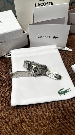 Pulsera Lacoste Plata
