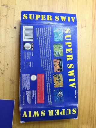 Super Swiv Super Nintendo PAL Version