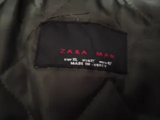 Gabardina Zara Verde Talla XL